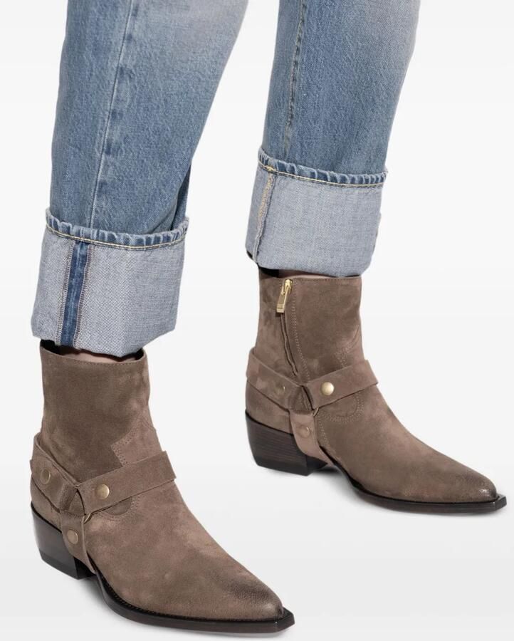 Golden Goose Suède laarzen Bruin