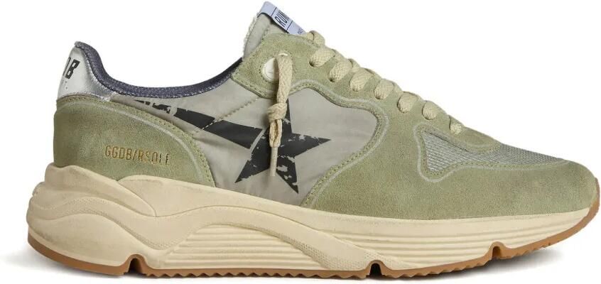 Golden Goose Suède sneakers met print Groen