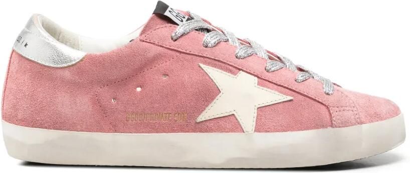 Golden Goose Super-Star classic suède sneakers Roze