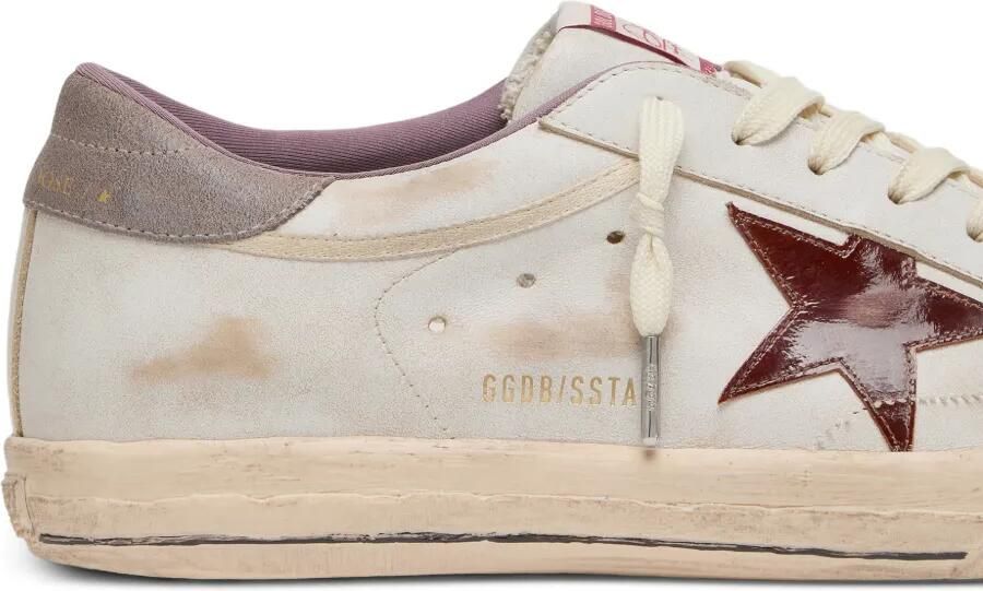 Golden Goose Super-Star gelamineerde leren sneakers met ster Wit - Foto 3
