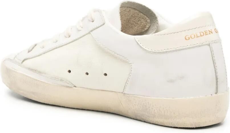 Golden Goose Super-Star gelamineerde leren sneakers Wit - Foto 2