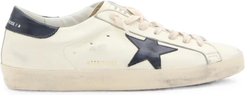 Golden Goose Super-Star gerafelde sneakers Beige