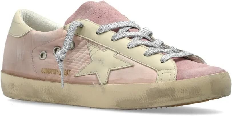 Golden Goose Super-Star gerafelde sneakers Roze - Foto 5