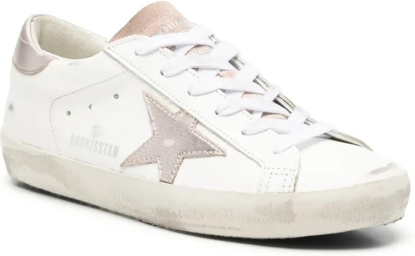 Golden Goose Super-Star gerafelde sneakers Wit - Foto 2