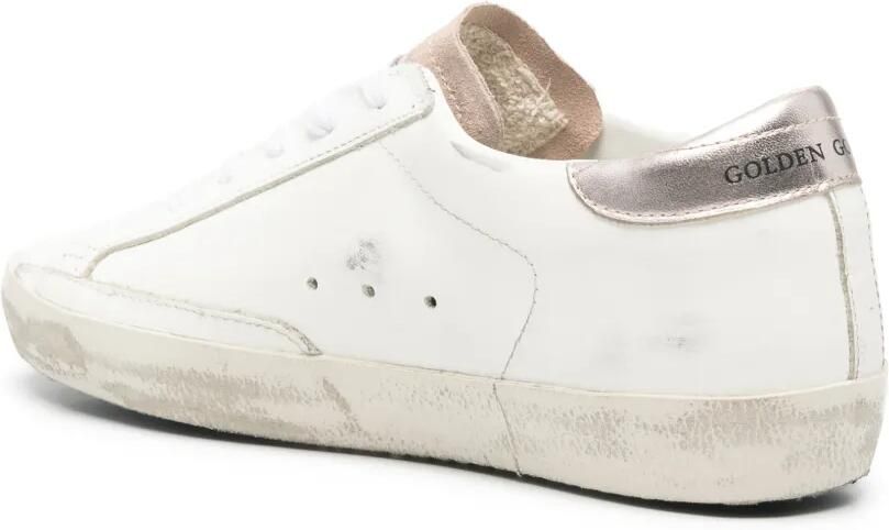 Golden Goose Super-Star gerafelde sneakers Wit - Foto 3