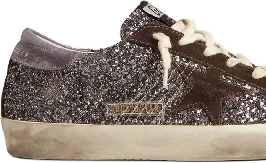 Golden Goose Super-Star glitter-effect sneakers Bruin - Foto 2