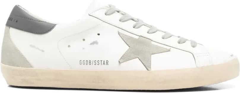 Golden Goose Super-Star leather sneakers Wit