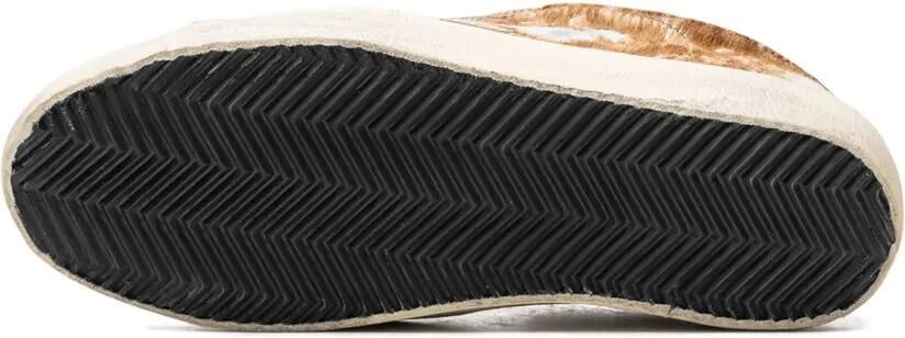 Golden Goose Super-Star "Leo Hazelnut Light Grey Gold Grey Blue" sneakers Bruin - Foto 5