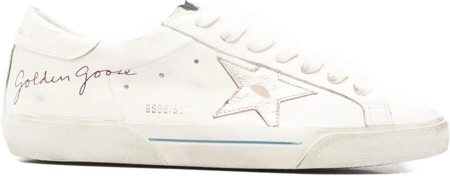 Golden Goose Super-Star leren sneakers Beige