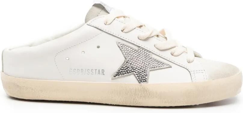 Golden Goose Super-Star leren sneakers Beige