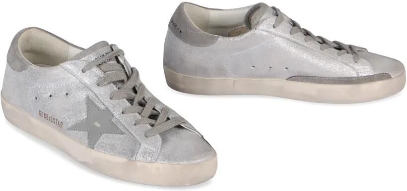 Golden Goose Super-Star leren sneakers Grijs