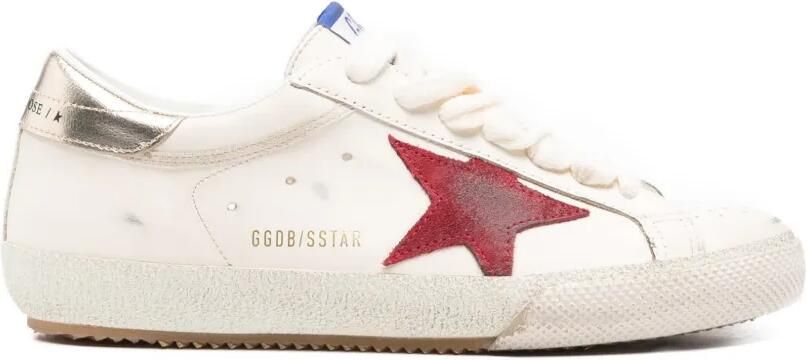 Golden Goose Super-Star leren sneakers Wit