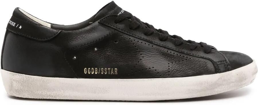 Golden Goose Super-Star leren sneakers Zwart