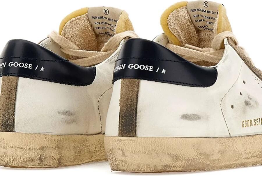Golden Goose Super-Star low-top sneakers met gebruikt effect Beige - Foto 3