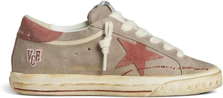 Golden Goose Super-Star LTD suède sneakers met suède ster en hiellus Beige