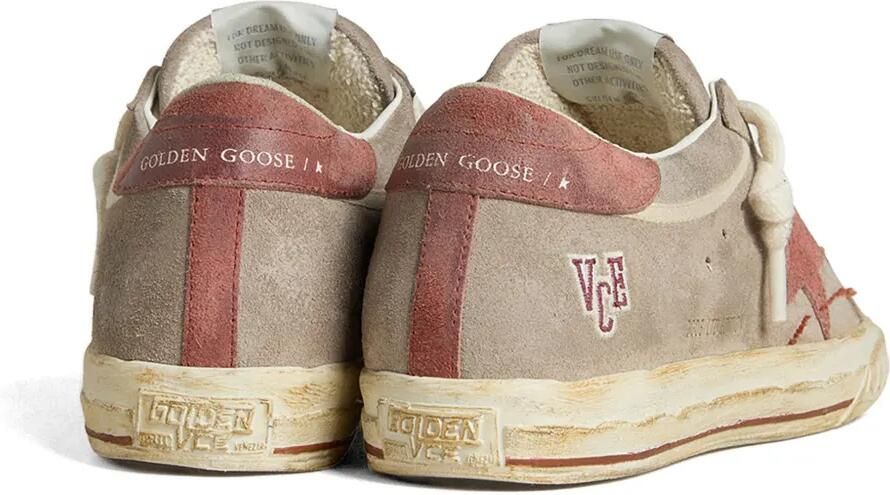 Golden Goose Super-Star LTD suède sneakers met suède ster en hiellus Beige - Foto 4