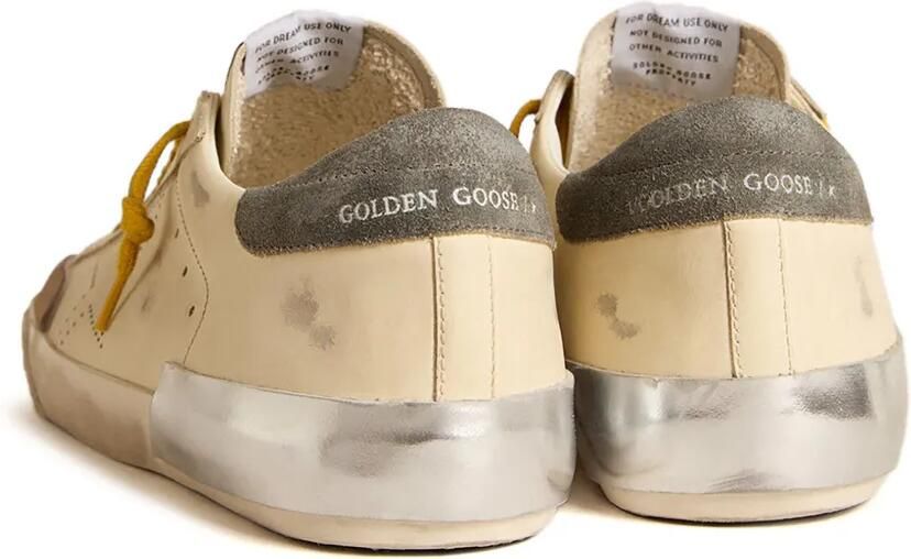 Golden Goose Super-Star Penstar geperforeerde leren sneakers Beige - Foto 3