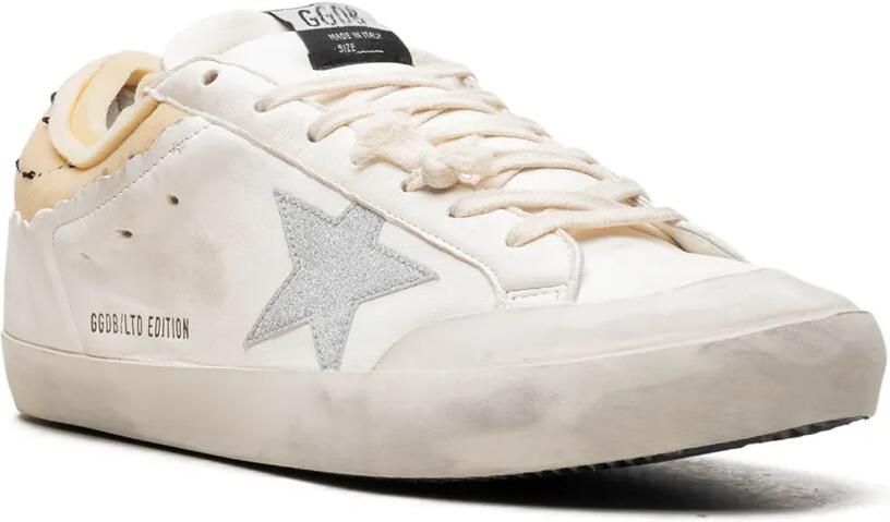 Golden Goose Super-Star Penstar "White Silver Beige" sneakers Wit - Foto 2