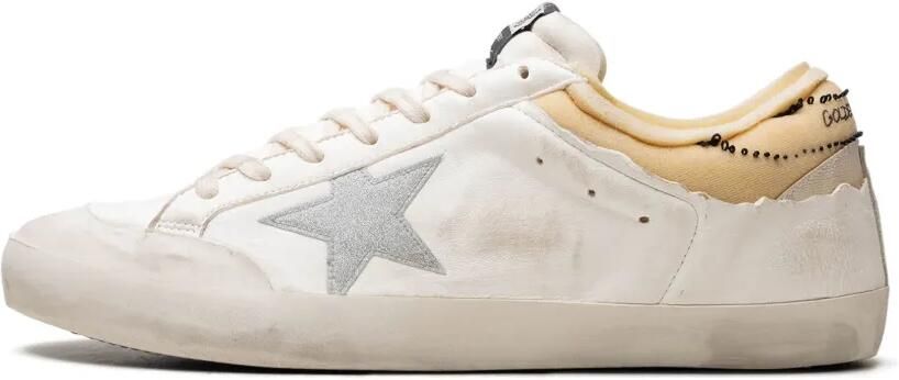 Golden Goose Super-Star Penstar "White Silver Beige" sneakers Wit - Foto 4