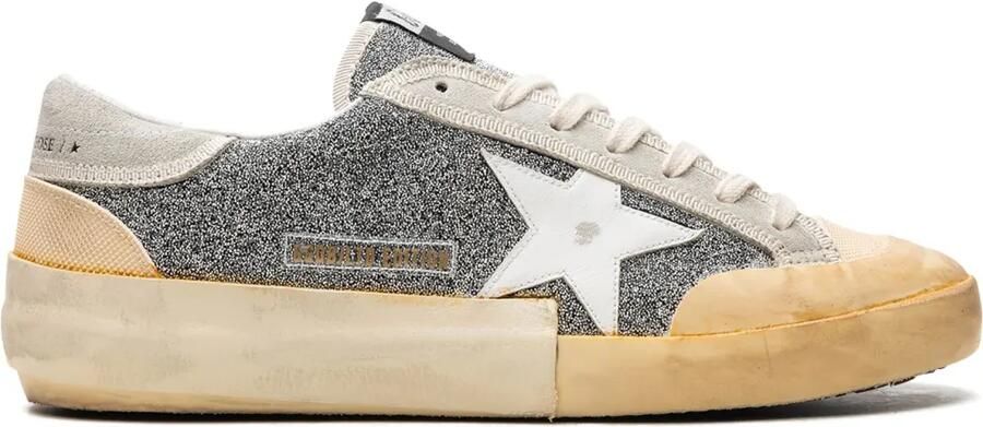 Golden Goose Super-Star "Silver White Ice Vanilla" sneakers Zilver