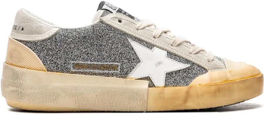 Golden Goose Super-Star "Silver White Ice Vanilla" sneakers Zilver