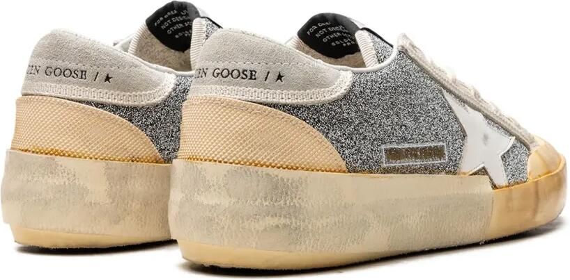 Golden Goose Super-Star "Silver White Ice Vanilla" sneakers Zilver - Foto 3