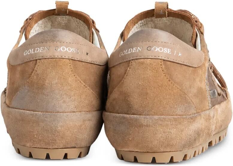 Golden Goose Super-Star Ski Dolmias en suède sneakers met marmeren nubuck ster en hielstuk Bruin - Foto 2