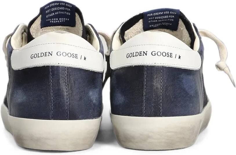 Golden Goose Super-Star sneakers met gerafeld-effect Blauw - Foto 3
