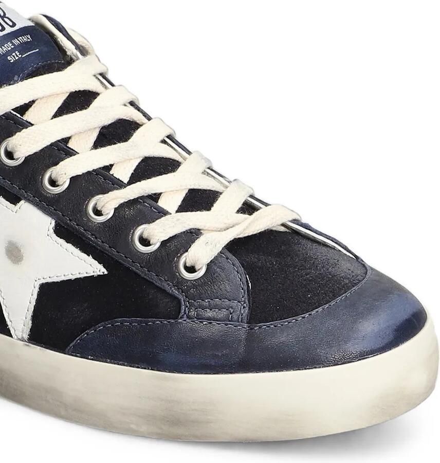 Golden Goose Super-Star sneakers met gerafeld-effect Blauw - Foto 2