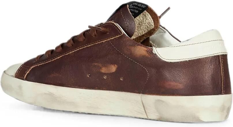 Golden Goose Super-Star sneakers met gerafeld-effect Bruin - Foto 2