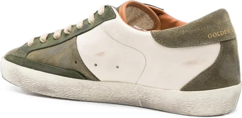 Golden Goose Super-Star sneakers met gerafeld-effect Groen