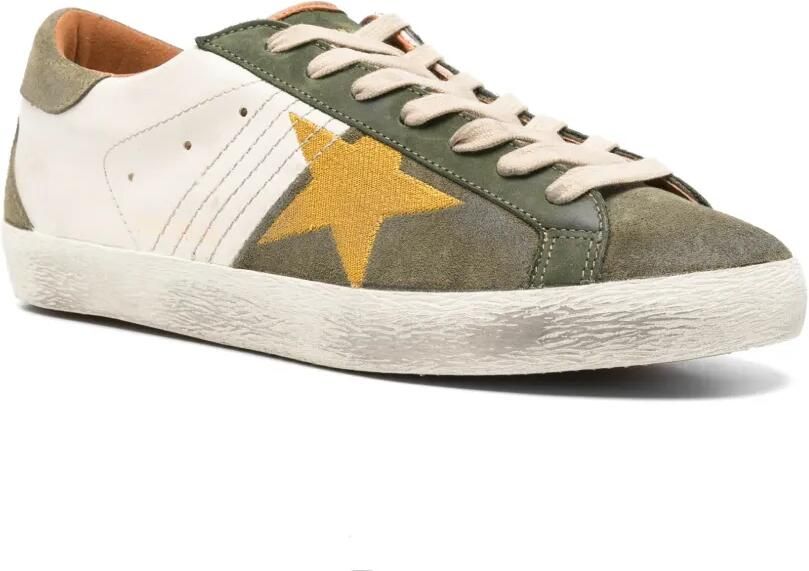 Golden Goose Super-Star sneakers met gerafeld-effect Groen - Foto 2