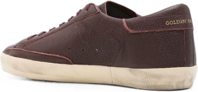 Golden Goose Super-Star sneakers met gerafeld-effect Rood - Foto 3
