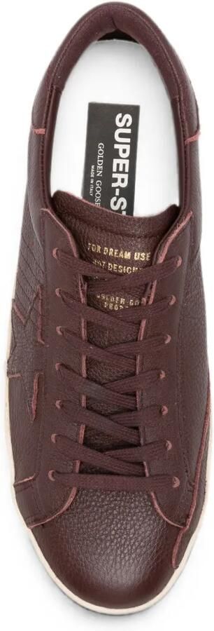 Golden Goose Super-Star sneakers met gerafeld-effect Rood - Foto 4