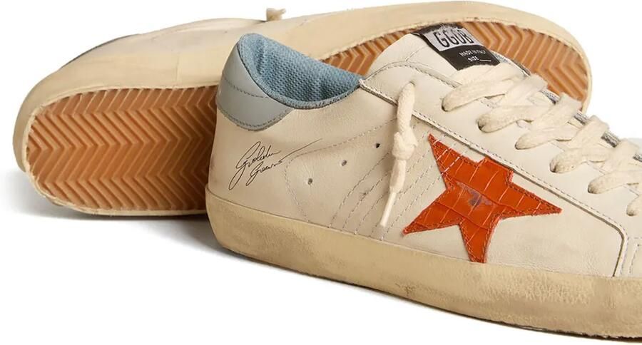 Golden Goose Super-Star sneakers met gerafeld-effect Wit - Foto 3