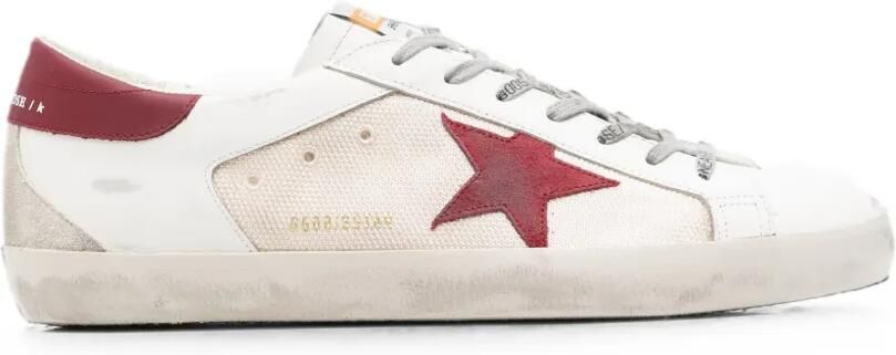 Golden Goose Super-Star sneakers met gerafeld-effect Wit