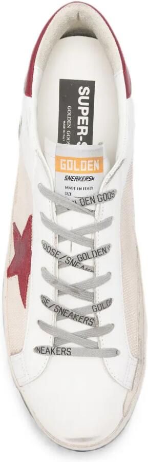 Golden Goose Super-Star sneakers met gerafeld-effect Wit - Foto 4