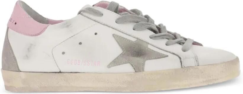 Golden Goose Super-Star sneakers met gerafeld effect Wit - Foto 4