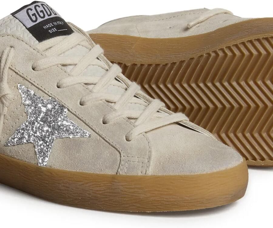 Golden Goose Super-Star sneakers met glitter Beige - Foto 2