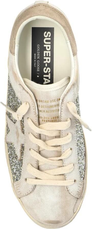 Golden Goose Super Star sneakers met glitters Beige - Foto 3