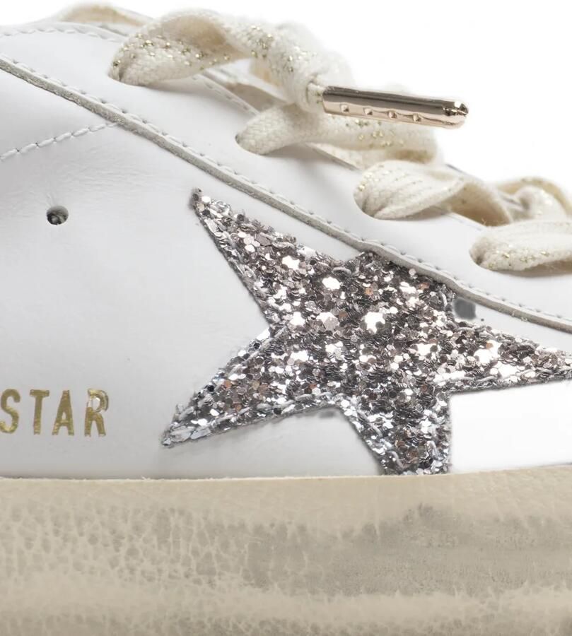 Golden Goose Super Star sneakers met glitterster Wit - Foto 2
