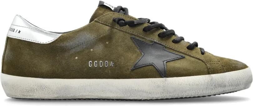 Golden Goose Super-Star sneakers met ster-patch Groen