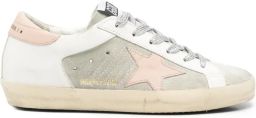 Golden Goose Super-Star sneakers met suède vlak Wit