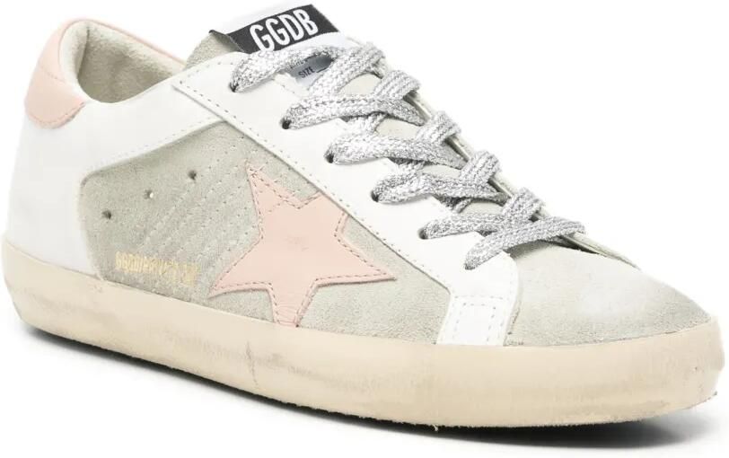 Golden Goose Super-Star sneakers met suède vlak Wit - Foto 2