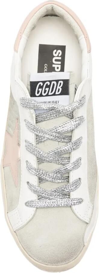 Golden Goose Super-Star sneakers met suède vlak Wit - Foto 4