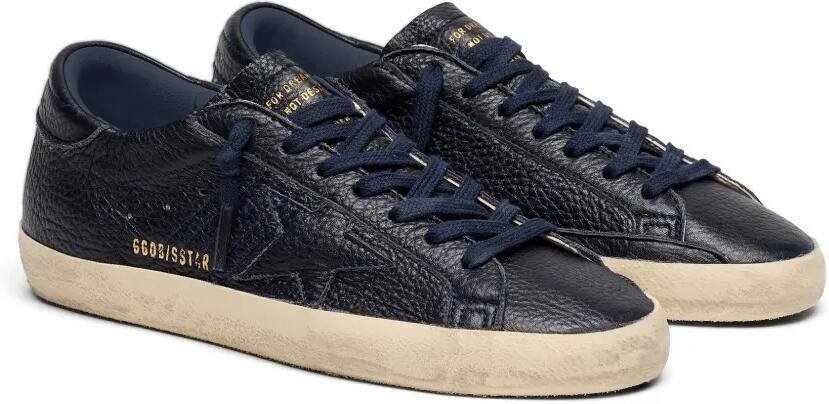 Golden Goose Super-Star sneakers van leer met ster Blauw - Foto 5