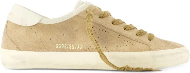 Golden Goose Super-Star suède sneakers Beige
