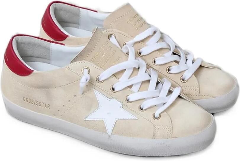 Golden Goose Super-Star suède sneakers Beige