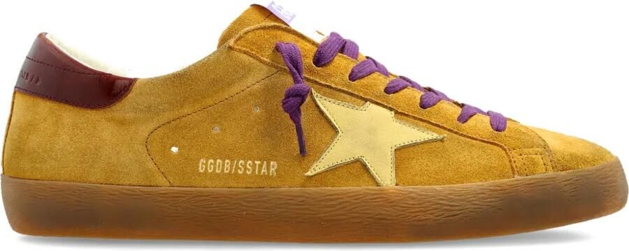 Golden Goose Super-Star suède sneakers Geel