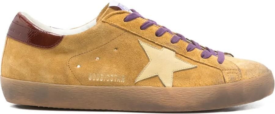 Golden Goose Super-Star suède sneakers Geel